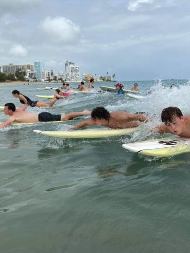 Group lesson 10-20 People - Surfing Lessons in Puerto Rico